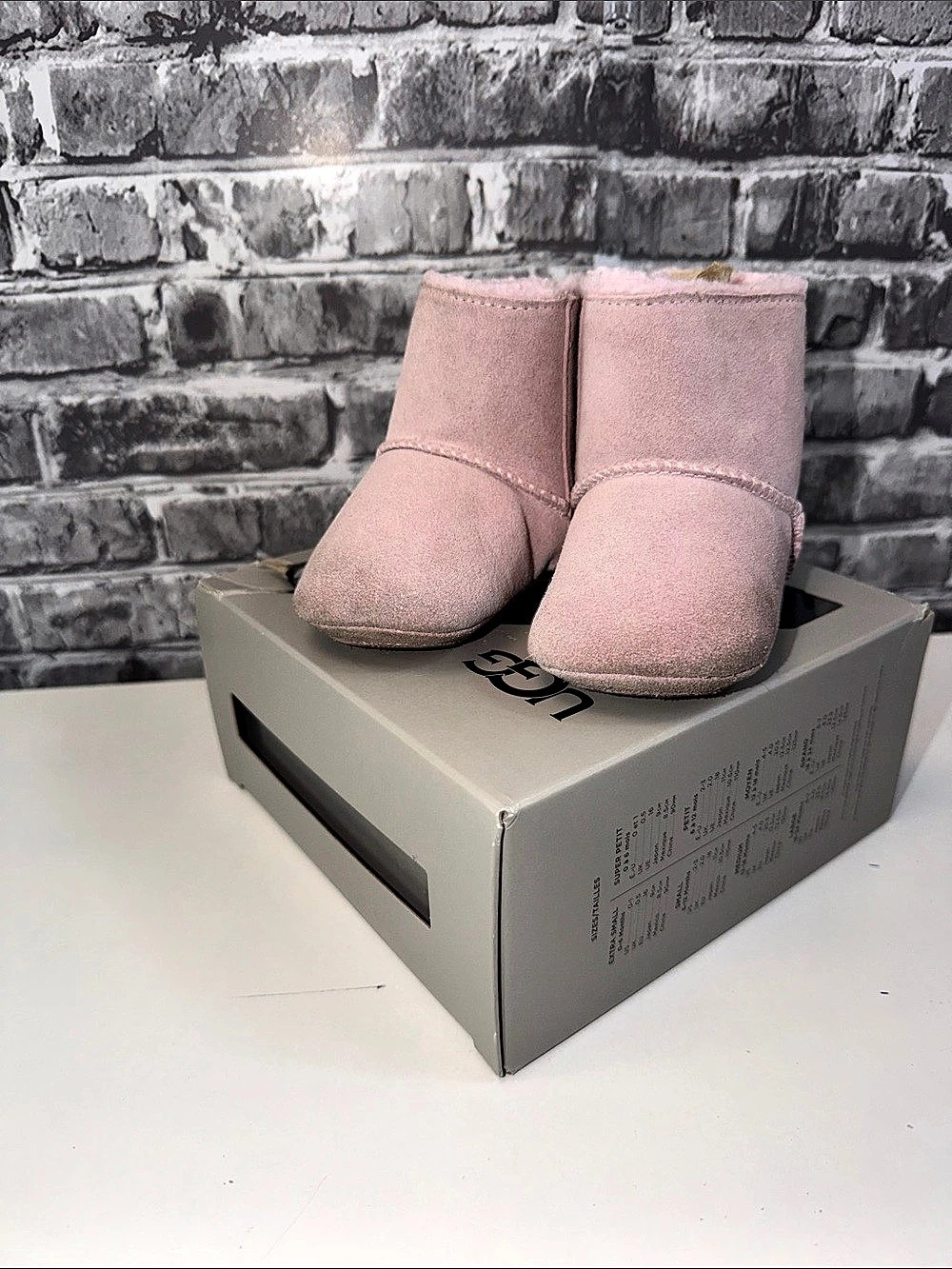 UGG Baby Bailey Bow II Baby Pink Bow Boots Baby 2/3